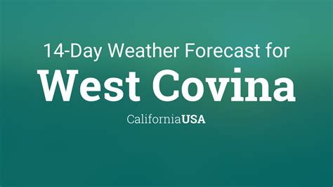 Weather Today for West Covina, CA .